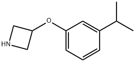 3-(3-Isopropylphenoxy)azetidine 化学構造式