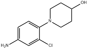 1-(4-氨基-2-氯苯基)哌啶-4-醇,953743-03-8,结构式