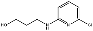 3-[(6-Chloro-2-pyridinyl)amino]-1-propanol Structure