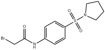 2-Bromo-N-[4-(1-pyrrolidinylsulfonyl)phenyl]-acetamide,1138445-71-2,结构式