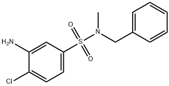 3-Amino-N-benzyl-4-chloro-N-methylbenzenesulfonamide Structure