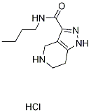 N-Butyl-4,5,6,7-tetrahydro-1H-pyrazolo[4,3-c]-pyridine-3-carboxamide hydrochloride,1220018-29-0,结构式