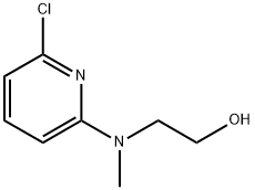 2-[(6-Chloro-2-pyridinyl)(methyl)amino]-1-ethanol Struktur