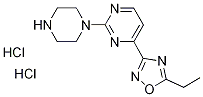 4-(5-Ethyl-1,2,4-oxadiazol-3-yl)-2-piperazin-1-ylpyrimidine dihydrochloride Struktur
