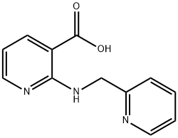 2-[(2-Pyridinylmethyl)amino]nicotinic acid, 1019358-70-3, 结构式