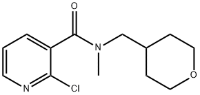 2-Chloro-N-methyl-N-(tetrahydro-2H-pyran-4-ylmethyl)nicotinamide Structure