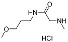 N-(3-Methoxypropyl)-2-(methylamino)acetamidehydrochloride Structure