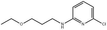 6-Chloro-N-(3-ethoxypropyl)-2-pyridinamine 化学構造式