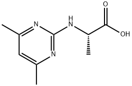 2-(4,6-Dimethyl-pyrimidin-2-ylamino)-propionic acid 结构式