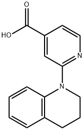 2-[3,4-Dihydro-1(2H)-quinolinyl]isonicotinic acid|