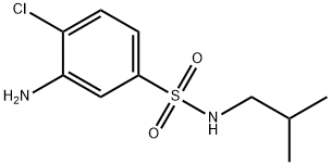 3-Amino-4-chloro-N-isobutylbenzenesulfonamide Structure