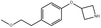 3-Azetidinyl 4-(2-methoxyethyl)phenyl ether Structure