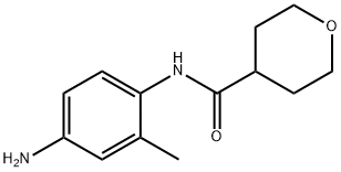 N-(4-Amino-2-methylphenyl)tetrahydro-2H-pyran-4-carboxamide Struktur