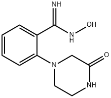 N'-Hydroxy-2-(3-oxo-1-piperazinyl)-benzenecarboximidamide Structure