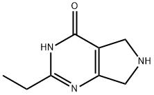2-Ethyl-6,7-dihydro-5H-pyrrolo-[3,4-d]pyrimidin-4-ol 结构式
