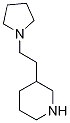 3-[2-(1-Pyrrolidinyl)ethyl]piperidine 结构式