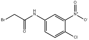 2-Bromo-N-(4-chloro-3-nitrophenyl)acetamide Struktur