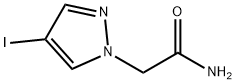 2-(4-碘-1H-吡唑-1-基)乙酰胺,1217862-55-9,结构式