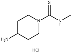 4-氨基-N-甲基哌啶-1-硫代酰胺盐酸盐,1158780-42-7,结构式