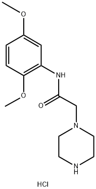 1-piperazineacetamide, N-(2,5-dimethoxyphenyl)-|N-(2,5-二甲氧苯基)-2-哌嗪-1-基乙酰胺二盐酸盐