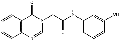510760-29-9 N-(3-羟苯基)-2-(4-氧代喹唑啉-3-基)乙酰胺