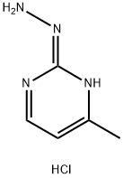 2-肼基-4-甲基嘧啶盐酸盐 结构式