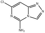 7-氯[1,2,4]三唑并[4,3-C]嘧啶-5-胺 结构式