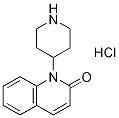 1-(4-Piperidyl)-1, 2-dihydro-2-quinolinone Struktur