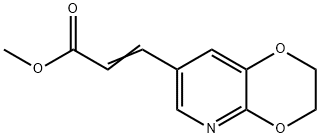 (E)-Methyl 3-(2,3-dihydro-[1,4]dioxino-[2,3-b]pyridin-7-yl)acrylate Structure