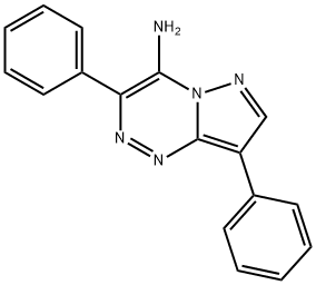 3,8-二苯基吡唑并[5,1-C][1,2,4]三嗪-4-胺,1306738-72-6,结构式