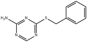 4-(苄基硫代)-1,3,5-三嗪-2-胺, 212264-29-4, 结构式