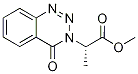 Methyl (2S)-2-(4-oxo-1,2,3-benzotriazin-3(4H)-yl)-propanoate Structure