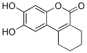 2,3-Dihydroxy-7,8,9,10-tetrahydro-6H-benzo[c]-chromen-6-one Struktur