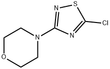 4-(5- 氯-1,2,4-噻二唑-3-基)吗啉,887623-92-9,结构式