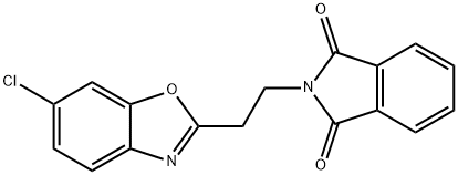 2-[2-(6-Chloro-1,3-benzoxazol-2-yl)ethyl]-1H-isoindole-1,3(2H)-dione Struktur