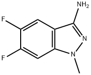 5,6-Difluoro-1-methyl-1H-indazol-3-amine Structure