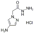 2-(4-氨基-1H-吡唑-1-基)乙酰肼盐酸盐,1256264-87-5,结构式