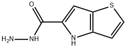 4H-噻吩并[3,2-B]吡咯-5-甲酰肼 结构式