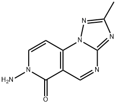 7-氨基-2-甲基吡啶并[3,4-E][1,2,4]三唑并[1,5-A]嘧啶-6(7H)-酮,924834-86-6,结构式
