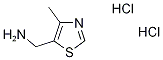 [(4-Methyl-1,3-thiazol-5-yl)methyl]amine dihydrochloride Structure