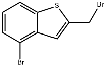 4-Bromo-2-(bromomethyl)-1-benzothiophene 结构式