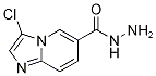 3-Chloroimidazo[1,2-a]pyridine-6-carboxylic acid hydrazide 化学構造式