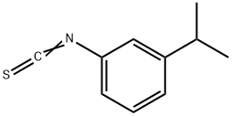 1-イソプロピル-3-イソチオシアナトベンゼン 化学構造式