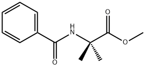 2-甲基-2-(苯基羰基氨基)丙酸甲酯,65563-98-6,结构式