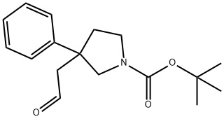 tert-Butyl 3-(2-oxoethyl)-3-phenylpyrrolidine-1-carboxylate