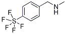 N-Methyl-N-[4-(pentafluorosulfanyl)benzyl]amine Structure
