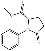 甲基5-氧代-1-苯基吡咯烷-2-羧酸 结构式