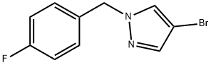 4-Bromo-1-(4-fluorobenzyl)-1H-pyrazole Structure