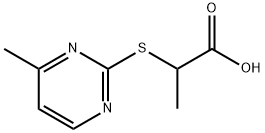 2-(4-甲基-嘧啶-2-基磺酰基)-丙酸, 876717-59-8, 结构式