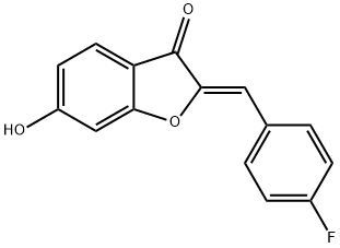 (2Z)-2-(4-氟苯亚甲基)-6-羟基-苯并呋喃-,139311-84-5,结构式